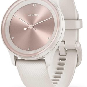 Garmin vivomove Sport, Hybrid Smartwatch, Health and Wellness Features, Touchscreen, White