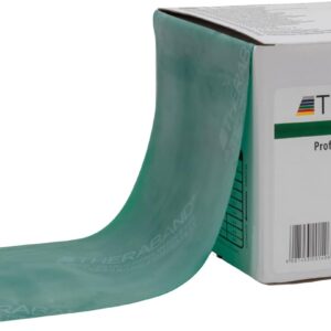 THERABAND Resistance Bands, 50 Yard Roll Professional Latex Elastic Fitness Band For Upper & Lower Body & Core Exercise, Physical Therapy, Pilates, Yoga, Stretching, Home Workouts, & Rehab