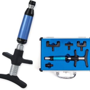 6 Levels Chiropractic Adjusting Tool, 50-300N Adjustment Manual Spine Chiropractic Correction Tool, Professional Chiropractic Adjustment Kit Impulse Spine Back Massage Tool for Relief Pain (4 Heads)