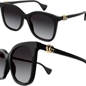 Gucci GG1071S Designer Fashion Sunglasses – Elegant, Sophisticated & Stylish Cat Eye Shape Eyewear with Luxury eSHADES Kit