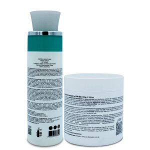 Kit Let Me Be Smoothing System Mask Protein Smoothing Biorestore Masque Hair Care 2x500ml/2×16.9 fl.oz