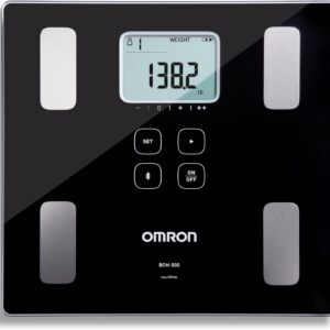 OMRON Body Composition Monitor and Scale – Track Muscle Mass Loss/Gain, Weight, Visceral Fat, BMI – Use OMRON Connect App for Unlimited Storage