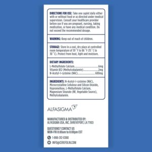 Brain Wellness, Targeted Nutrition for Cognitive Support, Improves Memory, Focus & Concentration, L-Methylfolate, NAC, B12, Neurologist Recommended (30 Count)