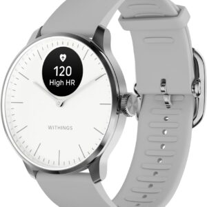 Withings ScanWatch Light – Hybrid Smart Watch, Heart Rate Monitoring, Fitness Tracker, Cycle Tracker, Sleep Monitoring