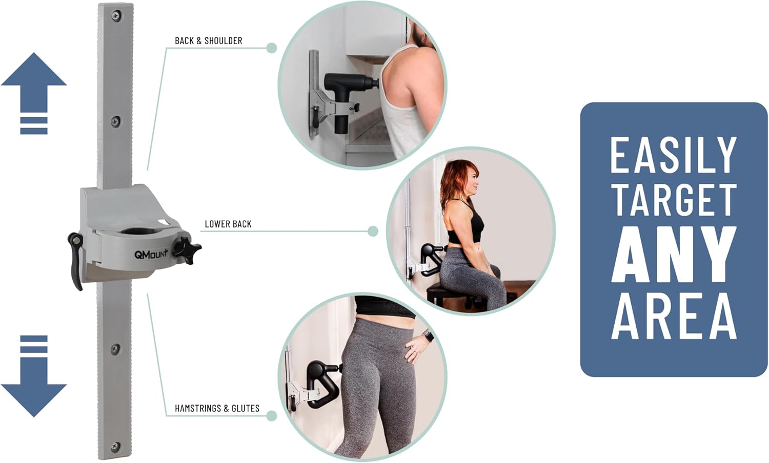 Massage Gun Holder for Back - Fully Adjustable Massage Gun Wall Mount Back Massager, High Strength Nylon Body, No Slip, Immovable Strong Attachment, Supports Deep Massaging - Image 7