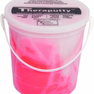 CanDo Theraputty Plus Hand Exercise Putty for Rehabilitation, Exercises, Hand Thearpy, Occupational Therapy, Hand Strengthening, Improve Motor Skills, Stress Relief 5-Pound Red Soft