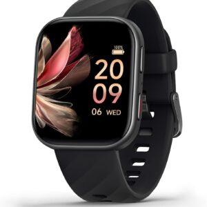 FITVII Health & Fitness Tracker (Answer/Make Calls), Smart Watch with 24/7 Heart Rate and Blood Pressure, Sleep Tracking, Blood Oxygen Monitor, 120+ Sport Modes Activity Tracker for Women Men