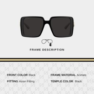 Gucci GG1692SA Designer Fashion Sunglasses for Women Shape Eyewear with eSHADES Kit Embrace Sophistication and Elegance