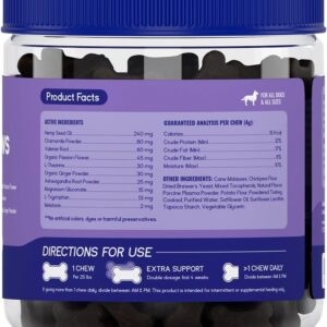 PupGrade Calming Soft Chews – Promotes Relaxation & Helps Manage Stress for All Dogs – Supports Calm Stomachs & Muscles – No Wheat, Corn, or Artificial Ingredients – Meat Flavored – 180 Soft Chews