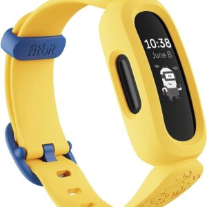Fitbit Ace 3 Activity-Tracker for Kids 6+, Minions Special Edition, Yellow, One Size