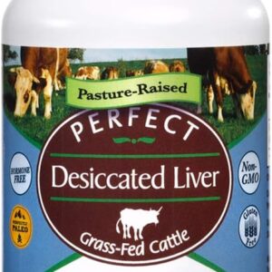 Perfect Supplements – Perfect Desiccated Liver – 120 Capsules – Undefatted Beef Liver – Natural Source of Protein, Iron, Vitamins A & B – 3 Pack
