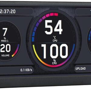 12.6 Inch Secondary Screen FHD IPS Stretched Bar LCD Display 1920X515 Mini HDMI for Laptop Computer Health Speed Windows Aida64 Sub CPU GPU Display (No Touch Monitor)