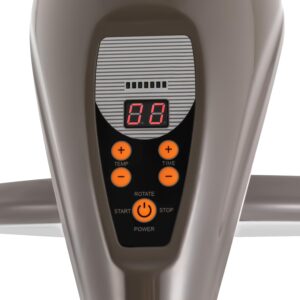 Multifunctional Freestanding Orbit Hair Dryer, 110V 950W 360° Rotation Adjustable Height & Angle with Universal Wheel, Led Touch Screen for Hair Care, Hair Dry (Gray)