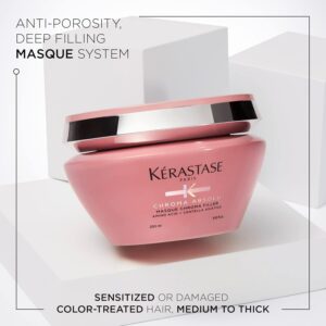 Kerastase Chroma Absolu Anti-Porosity Deep-Filling Hair Mask For Damaged and Color-Treated Hair – Strengthens and Hydrates With Amino & Lactic Acid