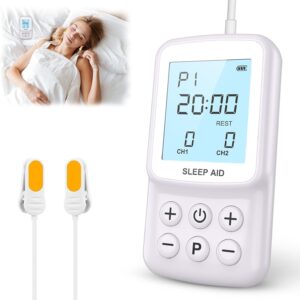 Dual User Sleep Aid Device for Restoring Calm, Stress Relief, and Improving Sleep, 3 Modes & 20 Intensity Levels, Sleep Aid Relaxation Device for People with Anxiety and Insomnia