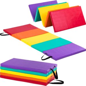 New Bounce Tumbling Mat for Kids – Gymnastics Mat – Folding Exercise Tumble Mat for Home Gyms