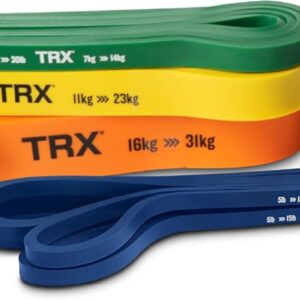 TRX Training Strength Band Set, Full-Body Resistance Bands for Home and Gym Use, Resistance Bands for Working Out