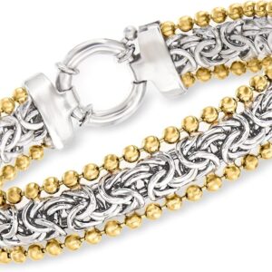 Ross-Simons Byzantine Beaded-Edge Bracelet