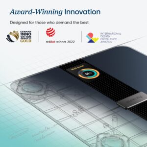 Etekcity Smart Scale for Body Weight Fat, Digital Bathroom Weighing Machine for Accurate BMI Muscle Mass Composition, Home Use Apple Health Compatible Fitness Equipment