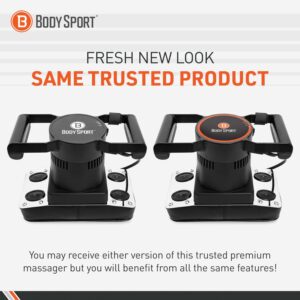 Body Sport Therapeutic Dual Speed Professional Vibrating Massager for Pain & Aching Muscle Relief – High-Powered, Effective, Chiropractic Myofascial Release Tool