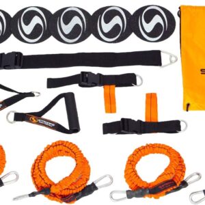 Stroops VITL Resistance Bands Kit – Full Body Resistance Band Kit – Exercise Bands with Door Anchor, Handles, Carry Bag, Legs Foot Straps for Resistance Training, Physical Therapy, Home Workouts