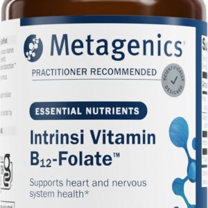 Metagenics Intrinsi Vitamin B12-Folate – Nervous System & Heart Health Support* – With Intrinsic Factor for Absorption* – Vitamin B12 & Folate – Methylcobalamin – 180 Tablets