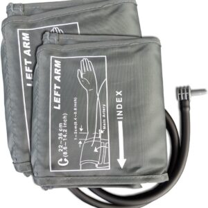 Blue Jay An Elite Healthcare Brand Blood Pressure Monitor included 2 Arm Cuffs and BP Meter with AC Adapter Charger | Professional Diagnostic Device | Health Monitors for Adults