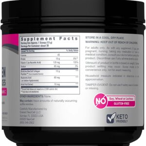 NeoCell Super Collagen Peptides | 13.7 oz | Grassfed Bovine | With Hyaluronic Acid and Vitamin C | Non-GMO, Gluten & Soy Free Supplement
