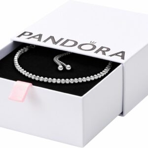 PANDORA Sparkling Slider Tennis Bracelet – Gift for Her – Gift for Her – With Gift Box
