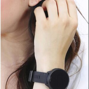 POLAR Pacer Ultra-Light GPS Fitness Tracker Smartwatch for Runners; S-L, for Men or Women, Black