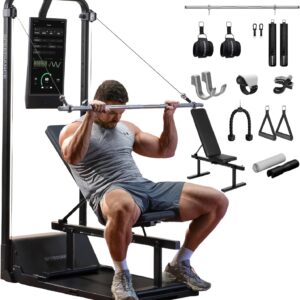 Home Gym, Smart AI-Powered Multi-Functional Smith Machine for Full Body Strength Training, All-in-one Gym Equipment, Digital Weight System, Workout Station, Squat Rack, Gym Monster 2