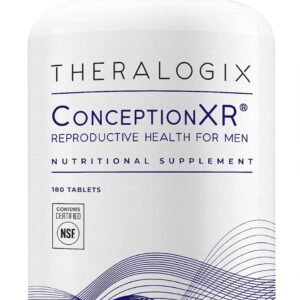 Theralogix ConceptionXR Reproductive Health For Men, Men’s Preconception Vitamins for Fertility Support, Male Fertility Supplements for Sperm Health, NSF Certified – 180 Tabs (90-Day Supply), Unflavor