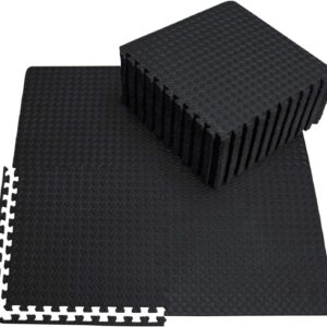 innhom 12/24/48 Tiles Gym Flooring Gym Mats Exercise Mat for Floor Workout Mat Foam Floor Tiles for Home Gym Equipment Garage