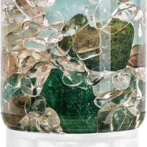 VitaJuwel GemPod Forever Young | Crystal Insert for VitaJuwel Bottles & Carafes with Aventurine, Aquamarine, Smoky Quartz & Clear Quartz – Cleansing/Detox, Stress-Relief & Serenity