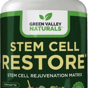 Stem Cell Supplement – Organic Tibetan Sea Buckthorn-Resveratrol, Vitamin D, Bishop’s Hat Extract (1 Bottle, 60 Count)
