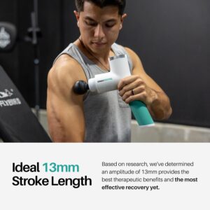 Ekrin Athletics White Kestrel Percussive Massager – Enhanced Precision & Comfort for Elite Muscle Recovery & Wellness – Relieve Sore Muscles and Stiffness