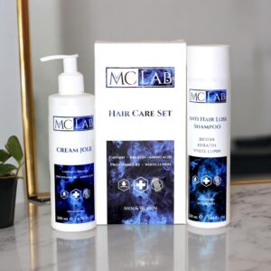 MC Lab Hair Care Set – Anti Hair Loss Shampoo and Cream Jole – Strengthening and Nourishing