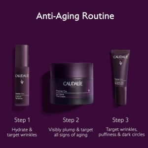 Caudalie Premier Cru Anti-Aging Cream Moisturizer, Refillable – 50 mL