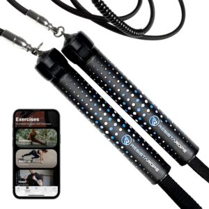 A 2-in-1 Resistance Band & Jump Rope – The Ultimate Full Body Workout: Cardio and Strength and Resistance Training