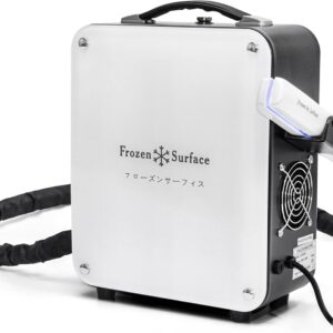 Elitzia ET1410 Frozen Hair Iron – 15.8F Cold Therapy Flat Iron for Damaged Hair Repair & Color Protection (Upright Design)