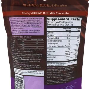 Adora – Calcium Supplement Dark Chocolate, 30 ct (Pack of 6)