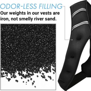 Aduro Sport Weighted Vest Workout Equipment, 4lbs/6lbs/12lbs/20lbs/25lbs/30lbs Body Weight Vest for Men, Women, Kids