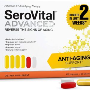 Serovital Advanced for Women – Anti-Aging Supplement for Women – Skin Benefits, Energy, and Sleep – 30 Day Supply