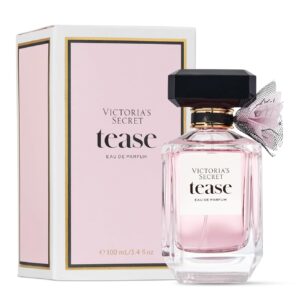 Victoria’s Secret Tease Eau de Parfum, Notes of White Gardenia, Anjou Pear & Black Vanilla, Perfumes for Women (3.4 oz)