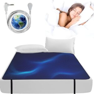 Grounding Mat for Bed California King, 72″x84″ Earthing Mat Grounding Pad for Better Sleep, Pain and Stress Relief, Conductive Carbon Fiber with Cord, Safe & Durable