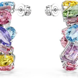 Swarovski Gemstone 5692412 asymmetrical hoop earrings