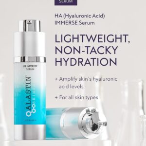 ALASTIN Skincare Hyaluronic Acid HA IMMERSE Moisturizing Face Serum (1 oz) | Restorative Serum Combats Dry, Dehydrated Skin | For Radiant, Glowing Skin