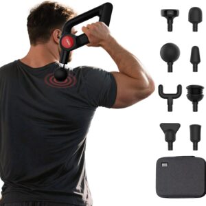 Massage Gun with Heat,Deep Tissue Massager with 12MM Amplitude, Professional Massager for Pain Relief,Portable Percussion Muscle Massage Gun for Back, 2025 Gifts