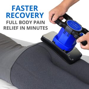 Body Back Vibe 2.0 – Handheld Orbital Massager for Back Pain Relief – Variable Speed Chiropractic Tool for Muscle Recovery and Relaxation – Professional Quality Massager for Home Use