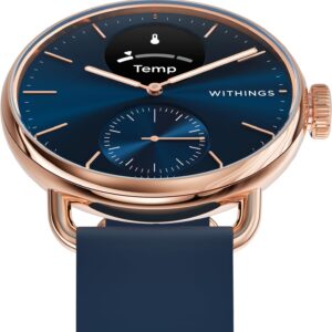 Withings ScanWatch 2 – Hybrid Smart Watch, Heart Rate Monitoring, Fitness Tracker, Cycle Tracker, Sleep Monitoring, GPS Tracker, 30-Day Battery Life, Android & Apple Compatible, HSA/FSA